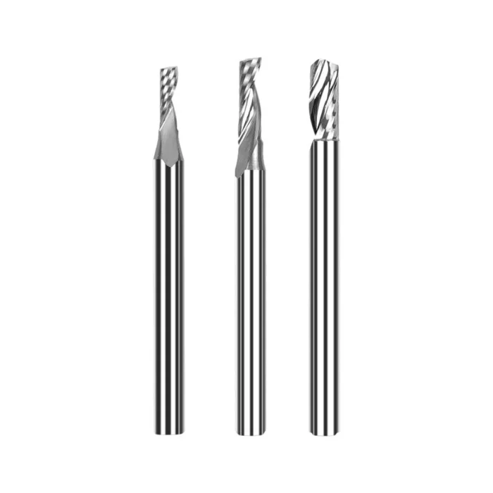 Twotrees 3 PCS | HRC55 Carbide | 3.175mm End Mills Cutter - Image 1